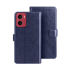 idewei Crazy Horse Texture Leather Phone Case, For Motorola Moto G15 Power, For Motorola Moto E15, For Motorola Moto G05