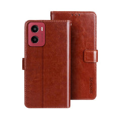 idewei Crazy Horse Texture Leather Phone Case, For Motorola Moto G15 Power, For Motorola Moto E15, For Motorola Moto G05