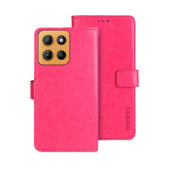 idewei Crazy Horse Texture Leather Phone Case, For Motorola Moto G15, For Motorola Moto G Power 2025, For Motorola Moto G75 5G