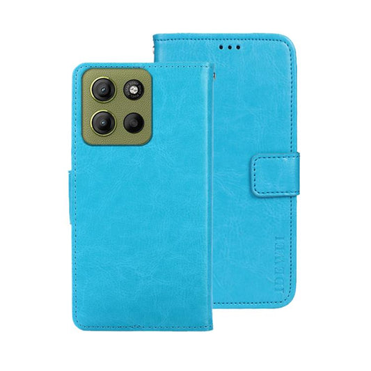 idewei Crazy Horse Texture Leather Phone Case, For Motorola Moto G15 Power, For Motorola Moto E15, For Motorola Moto G05
