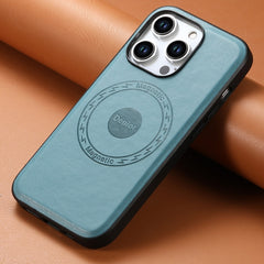 Denior Cowhide Texture Leather MagSafe Phone Case