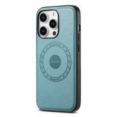 Denior Cowhide Texture Leather MagSafe Phone Case