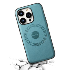 Denior Cowhide Texture Leather MagSafe Phone Case