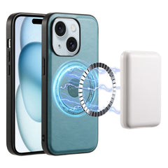 Denior Cowhide Texture Leather MagSafe Phone Case