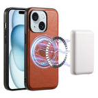 For iPhone 15 Plus / Brown