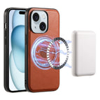 For iPhone 15 Plus / Brown