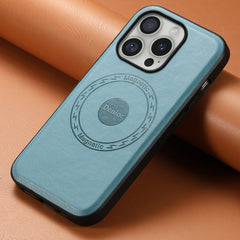 Denior Cowhide Texture Leather MagSafe Phone Case