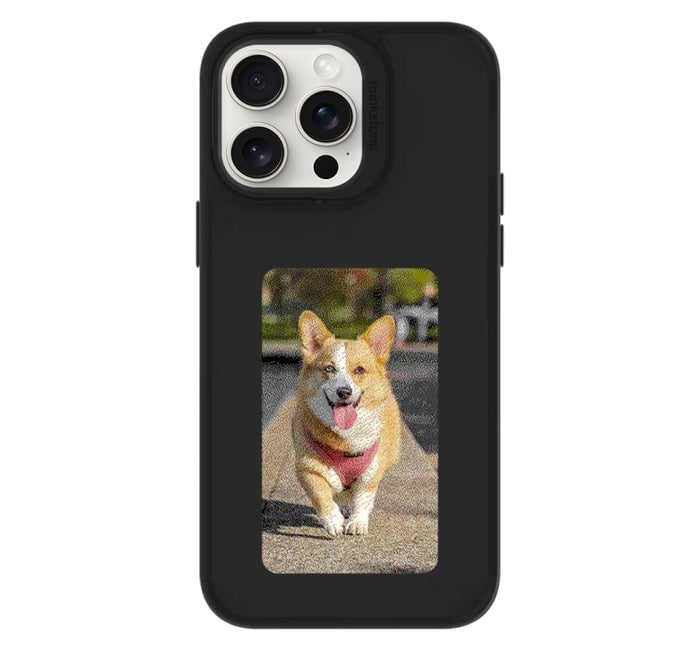 NFC Four-Color E-ink Screen DIY Phone Case, For iPhone 14 Pro Max, For iPhone 13