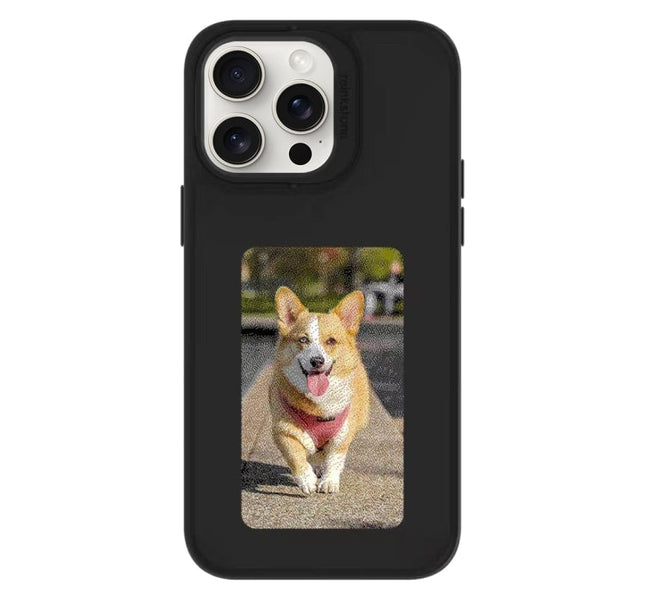 NFC Four-Color E-ink Screen DIY Phone Case, For iPhone 14 Pro Max, For iPhone 13