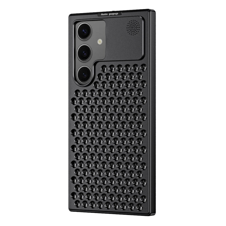 R-JUST RJ58 Aromatherapy Metal Cooling Phone Case, For Samsung Galaxy S24+ 5G, For Samsung Galaxy S24 5G, For Samsung Galaxy S23 Ultra 5G