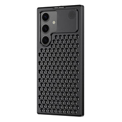 R-JUST RJ58 Aromatherapy Metal Cooling Phone Case, For Samsung Galaxy S24+ 5G, For Samsung Galaxy S24 5G, For Samsung Galaxy S23 Ultra 5G