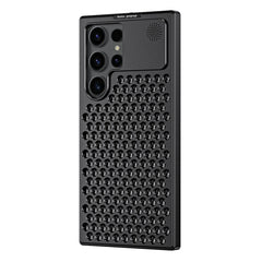 R-JUST RJ58 Aromatherapy Metal Cooling Phone Case, For Samsung Galaxy S24 Ultra 5G, For Samsung Galaxy S24+ 5G, For Samsung Galaxy S24 5G, For Samsung Galaxy S23 Ultra 5G, For Samsung Galaxy S22 Ultra 5G