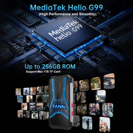 Unihertz Tank mini 1 / 8849, 100MP Camera, 4.3 inch Android 13 Helio G99 Octa Core, Network: 4G, Tank mini 1 8GB+256GB