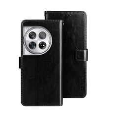 idewei Crazy Horse Texture Leather Phone Case, For OnePlus 13R, For OnePlus 12R, For OnePlus 12
