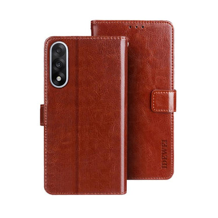 idewei Crazy Horse Texture Leather Phone Case