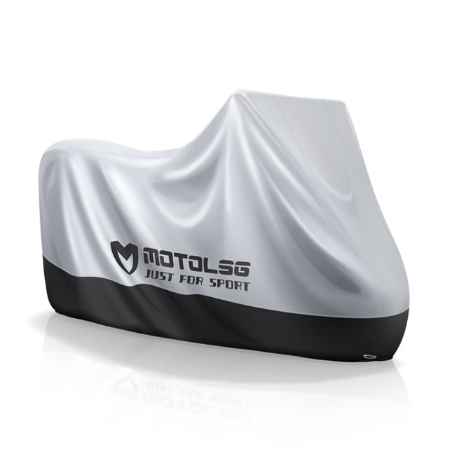 MOTOLSG Motorcycle Waterproof Sunproof Dustproof Thickening Cover, L, XL, XXL, XXXL