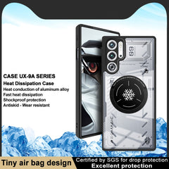 imak UX-9A Series Four-corner Airbag Shockproof Heat Dissipation Phone Case, For ZTE nubia Red Magic 9 Pro 5G, For ZTE nubia Red Magic 8S Pro 5G, For ZTE nubia Red Magic 8 Pro 5G, For ZTE nubia Red Magic 8 Pro+ 5G