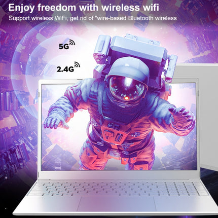 V8 15.6 inch Ultrathin Laptop, Windows 11 Intel Jasper Lake N5095 Quad Core