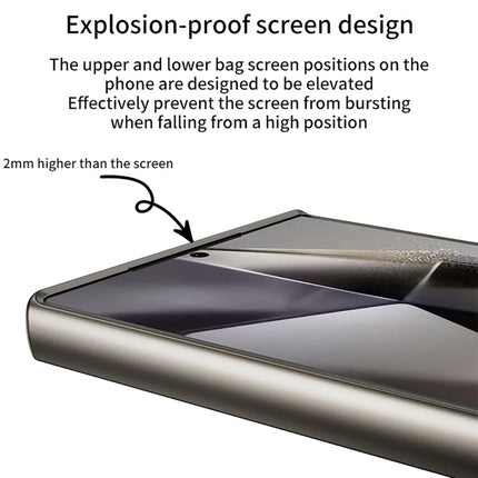 GKK Metal Paint Skin Feel Leather Full Coverage Phone Case, For Samsung Galaxy S24 Ultra 5G