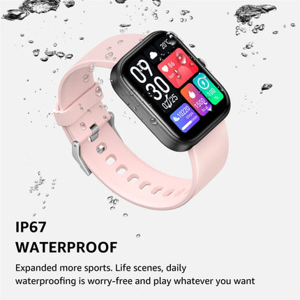 GTS5 2.0 inch Fitness Health Smart Watch, BT Call / Heart Rate / Blood Pressure / MET / Blood Glucose