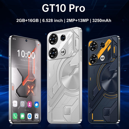 GT10 Pro / ZKU46, 6.528 inch Screen, Face Identification, Android 9.0 MTK6737 Quad Core, Network: 4G, Dual SIM, 2GB+16GB