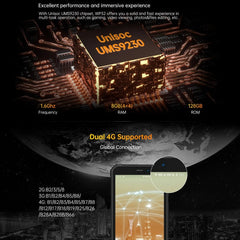 Oukitel WP32, IP68/IP69K, 5.93 inch Android 13 Unisoc Tiger T606 Octa-core, NFC, OTG, Network: 4G