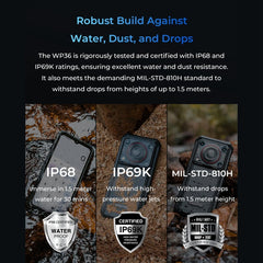 Oukitel WP36, IP68/IP69K, Fingerprint Identification, 10600mAh, 6.52 inch MediaTek MT8788 Octa Core, NFC, OTG, Network: 4G