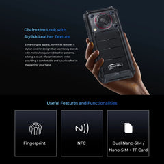 Oukitel WP36, IP68/IP69K, Fingerprint Identification, 10600mAh, 6.52 inch MediaTek MT8788 Octa Core, NFC, OTG, Network: 4G, WP36, 8GB+128GB