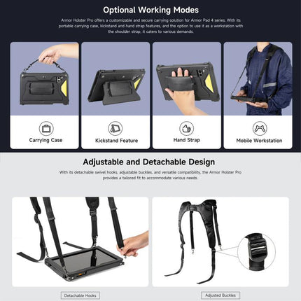 Ulefone 4 in 1 Multi-purpose Tablet Carry Case