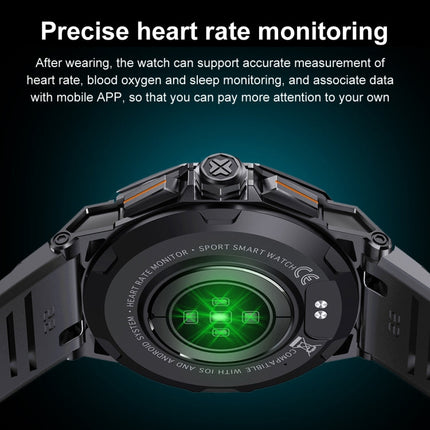 K62 1.43 inch AMOLED Round Screen Smart Watch Supports Bluetooth Calls