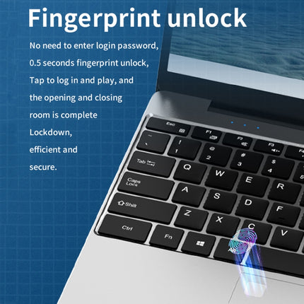 GXMO F152G 15.6 inch Laptop, Windows 11 Intel Alder Lake N95 Quad Core, Support Fingerprint Unlock