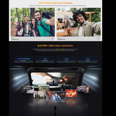 HOTWAV W11 Rugged Phone, Night Vision, 20800mAh, 6.6 inch Android 13 MT8788 Octa Core, Network: 4G, OTG, Recording Call, 6GB+256GB