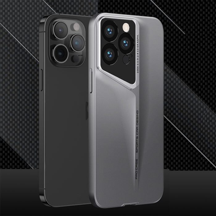 For iPhone 15 Pro Max GKK Blade Ultra-thin Full Coverage Phone Case(Grey)