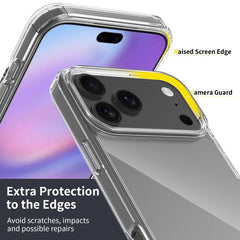 Scratchproof Acrylic TPU Phone Case, For iPhone 17 Pro Max, For iPhone 17 Pro, For iPhone 17, For iPhone 17 Air, iPhone 16e, For iPhone 16 Pro Max, For iPhone 16 Pro, For iPhone 16 Plus, For iPhone 16
