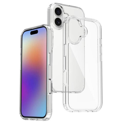 Scratchproof Acrylic TPU Phone Case, For iPhone 17e / 16e, For iPhone 17 Pro Max, For iPhone 17 Pro, For iPhone 17, For iPhone Air, For iPhone 16 Pro Max, For iPhone 16 Pro, For iPhone 16 Plus, For iPhone 16