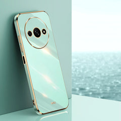 XINLI Straight Edge 6D Electroplate TPU Phone Case