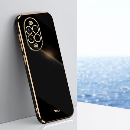 XINLI Straight 6D Plating Gold Edge TPU Phone Case, For Huawei Mate 70 Pro / 70 Pro+, For Huawei Mate 70, For Huawei Nova 13 Pro