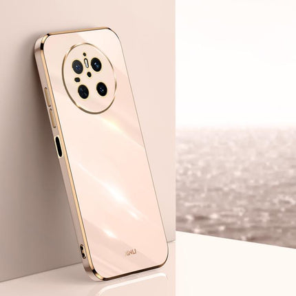 XINLI Straight 6D Plating Gold Edge TPU Phone Case, For Huawei Mate 70 Pro / 70 Pro+, For Huawei Mate 70, For Huawei Nova 13 Pro