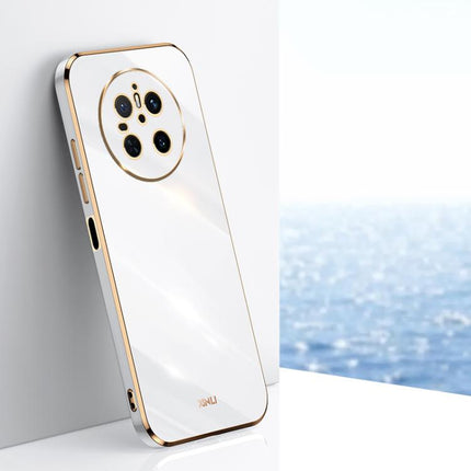 XINLI Straight 6D Plating Gold Edge TPU Phone Case, For Huawei Mate 70 Pro / 70 Pro+, For Huawei Mate 70, For Huawei Nova 13 Pro