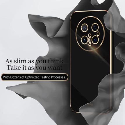 XINLI Straight 6D Plating Gold Edge TPU Phone Case, For Huawei Mate 70 Pro / 70 Pro+, For Huawei Mate 70, For Huawei Nova 13 Pro