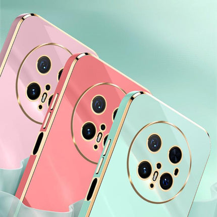 XINLI Straight 6D Plating Gold Edge TPU Phone Case, For Huawei Mate 70 Pro / 70 Pro+, For Huawei Mate 70, For Huawei Nova 13 Pro