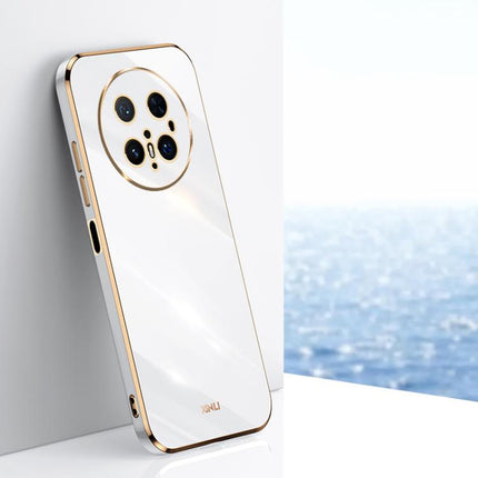XINLI Straight 6D Plating Gold Edge TPU Phone Case, For Huawei Mate 70 Pro / 70 Pro+, For Huawei Mate 70, For Huawei Nova 13 Pro