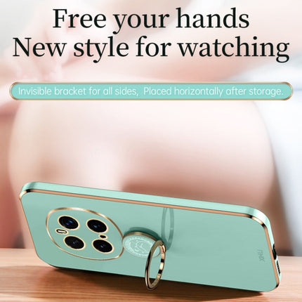 XINLI Straight 6D Plating Gold Edge TPU Shockproof Case with Ring Holder, For Honor Magic7 Pro, For Honor Magic7, For Honor X60 Pro