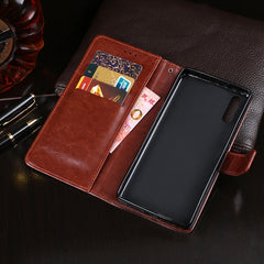 idewei Crazy Horse Texture Horizontal Flip Leather Case with Holder & Card Slots & Wallet, For Sony Xperia L4, For Vivo X50 Pro, For ZTE Blade V 2020