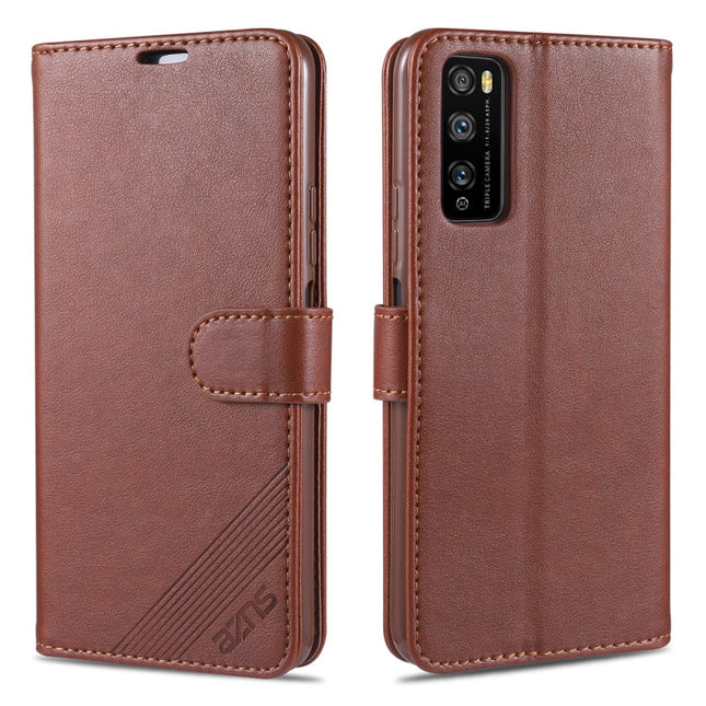 AZNS Sheepskin Texture Horizontal Flip Leather Case with Holder & Card Slots & Wallet, For Huawei Enjoy Z 5G, For Oppo Reno4 / Reno4 Pro, For Huawei Honor X10 5G, For Huawei Honor Play4, For Xiaomi Mi Note 10 Lite, For Huawei Honor Play 4T�������������...