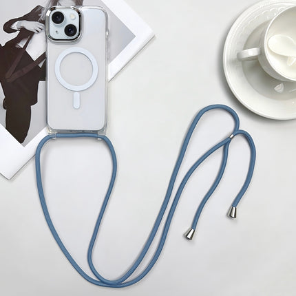 MagSafe Magnetic PC + TPU Phone Case with Lanyard, For iPhone 15 Pro, For iPhone 15 Plus
