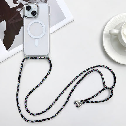 MagSafe Magnetic PC + TPU Phone Case with Lanyard, For iPhone 15 Pro, For iPhone 15 Plus