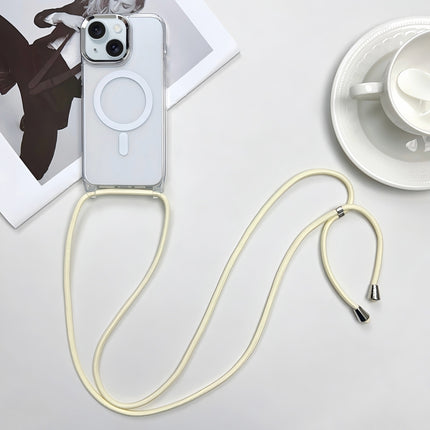 MagSafe Magnetic PC + TPU Phone Case with Lanyard, For iPhone 15, For iPhone 14 Plus