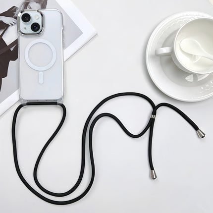 MagSafe Magnetic PC + TPU Phone Case with Lanyard, For iPhone 15, For iPhone 14 Plus