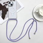 For iPhone 15 / Purple Blue Apricot